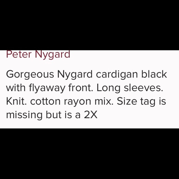 🖤Nygard Cardigan —only worn a couple of times 🖤 - Picture 4 of 4